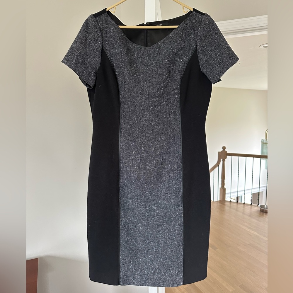 Elegant Black and Gray Dress